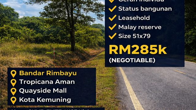 tanah banglo jalan kebun